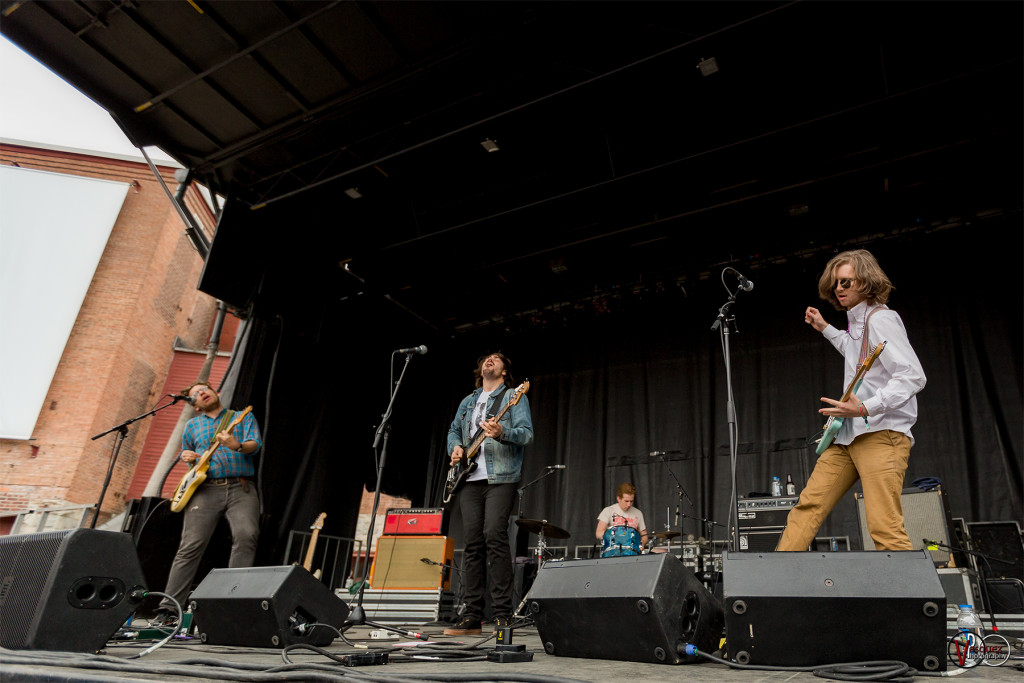 Saturday June 27, 2015 Parquet Courts Solid Sound Music Festival at Mass MoCA in North Adams, MA.